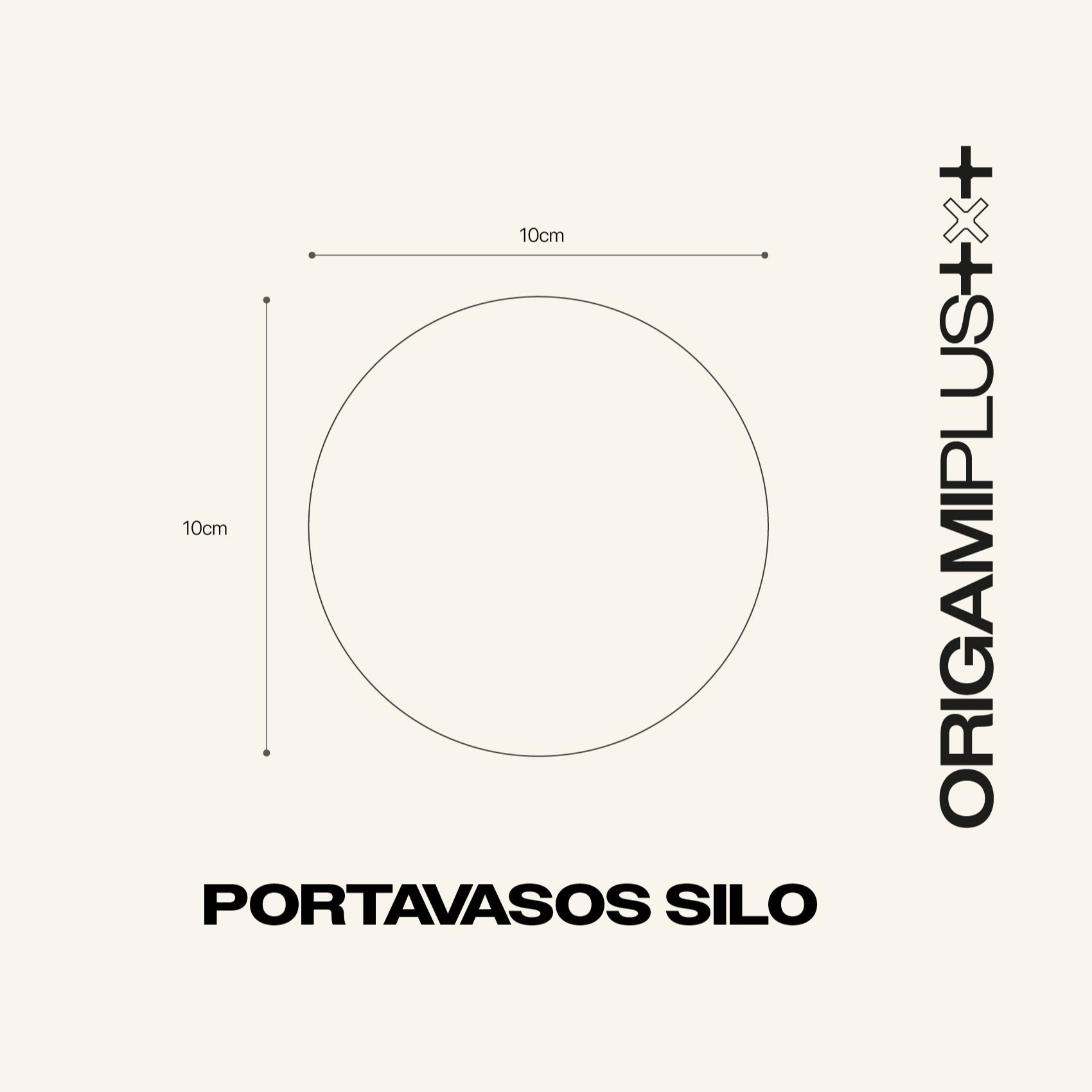 Portavasos Silo Unicolor (4 Unidades)