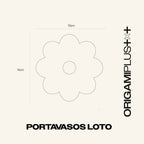 Portavasos Loto x4