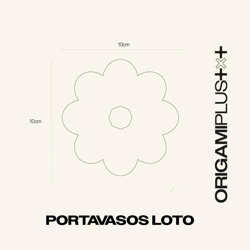 Portavasos Loto x4