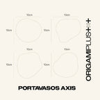 Portavasos Axis x4