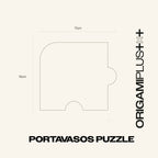 Portavasos Puzzle x4