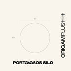 Portavasos Silo Unicolor x4